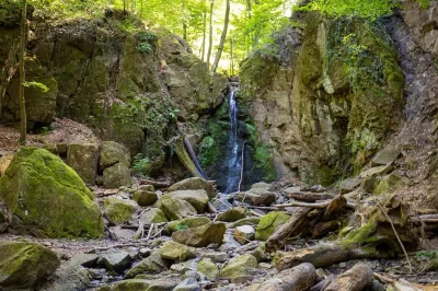 Ilona-völgyi vízesés 1 - Mátra látnivaló - Észak Mátra túra